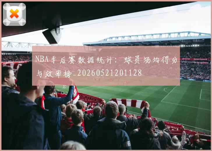 NBA季后赛数据统计：球员场均得分与效率榜_20260521201128
